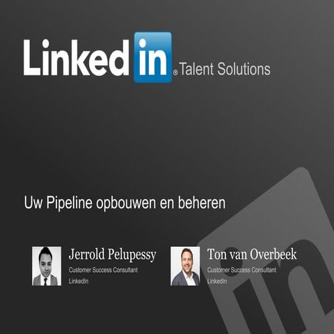 LinkedIn INformed event voor enterprises - 27 januari 2015