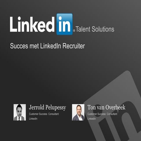LinkedIn INformed event voor enterprises - 27 januari 2015