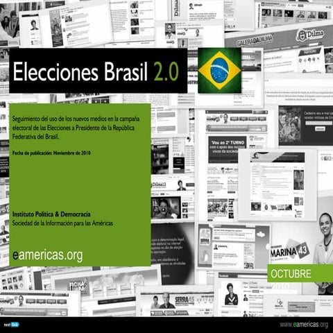  Informe Campañas 2.0 Elecciones Brasil 2010