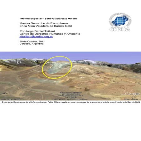 Informe especial   serie glaciares y mineria
