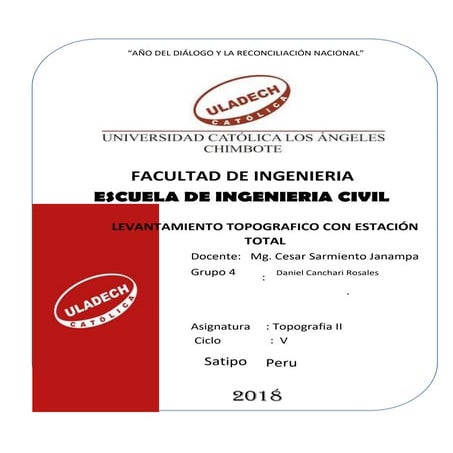 Informe estacion total south