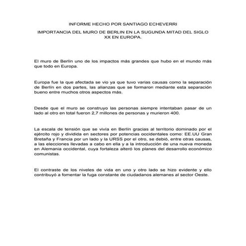 Informe europa berlin