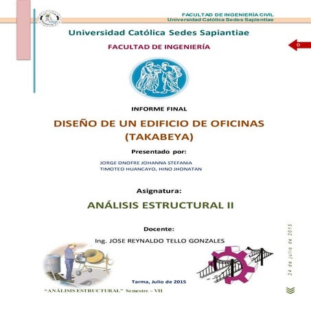 Informe final Analisis Estructural II