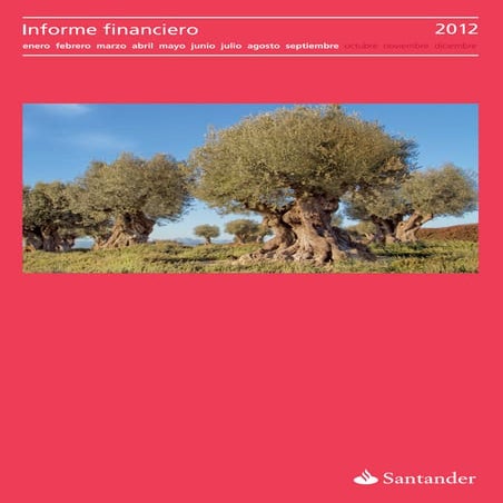 Banco Santander Informe Financiero 3T12 