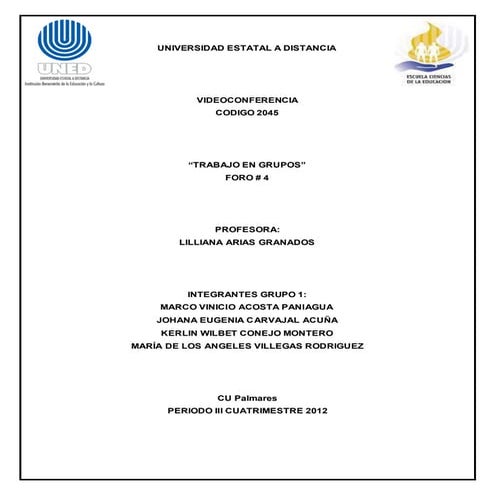 Informe foro4 grupo1