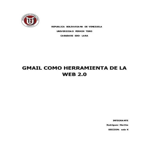 Informe gmail