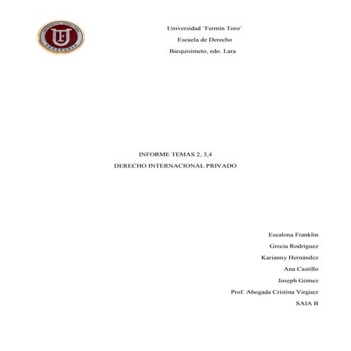 Informe grupal dip saia b