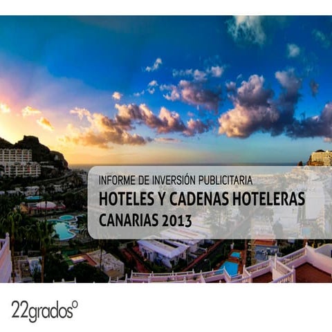 Inversión Publicitaria del Sector Hoteles en Canarias | Resumen 2013