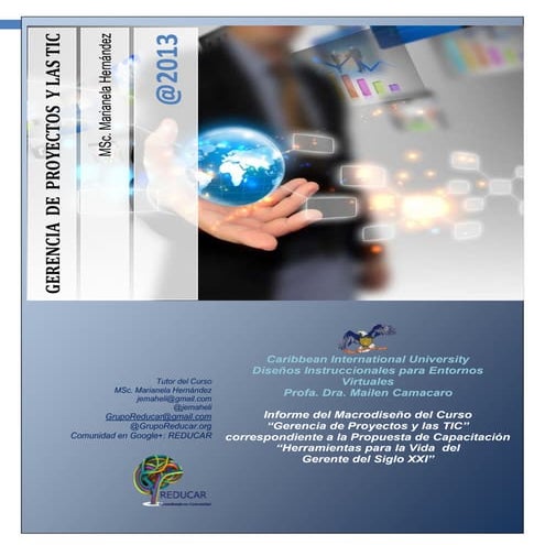 Programa Gerencia de Proyectos y las TIC  (Marianela Hernandez)