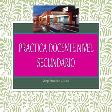 Informe institucional secundaria