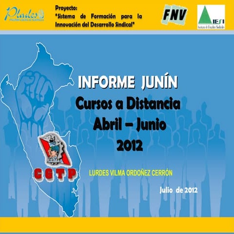 Informe junín