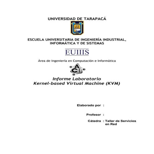 Informe laboratorio 1 kvm