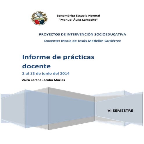 Informe últimas prácticas
