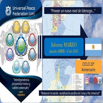 Informe MARZO y Agenda abril Ciclo 2025 - UPF Argentina