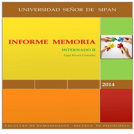 Informe Memoria Internado II