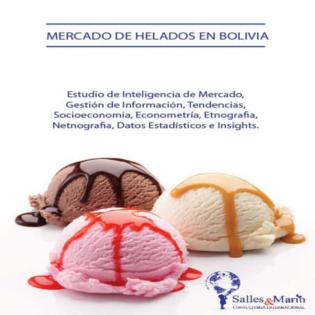 Informe mercado de helados en bolivia
