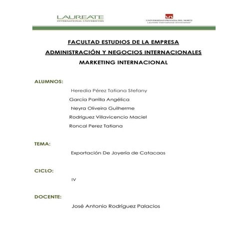 Informe mkt internacional