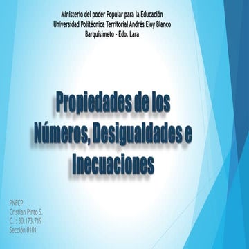 Presentación de Matemática Modulo II