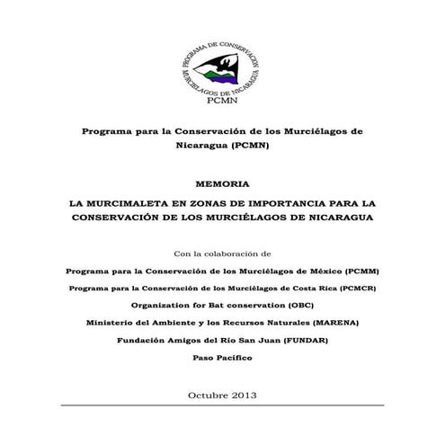 Murcimaleta Viajera en Nicaragua
