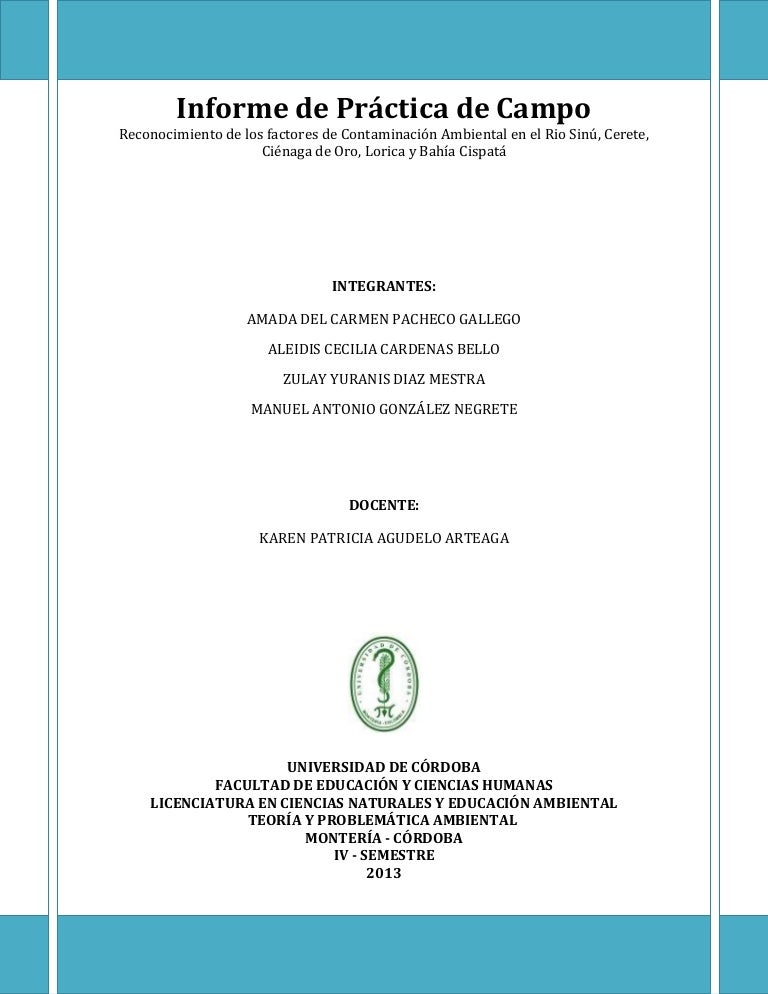 Informe práctica de campo