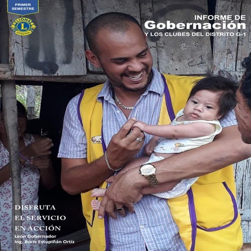 INFORME DEL PRIMER SEMESTRE DE GOBERNACIÓN DEL DISTRITO G-1 | PDF