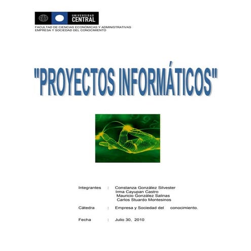 Informe proyecto informaticos | DOC