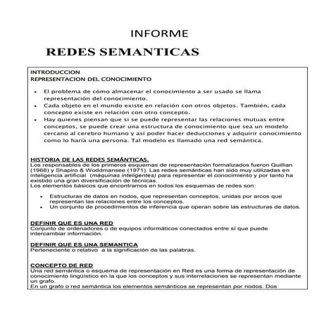 Informe redes semanticas