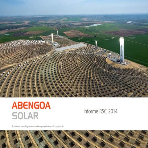 Informe de RSC de Abengoa Solar