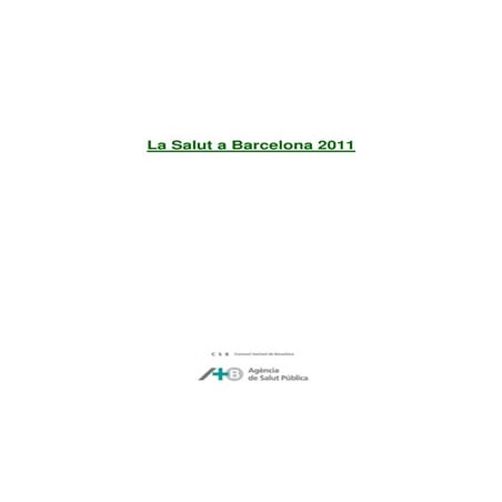 Informe salut 2011