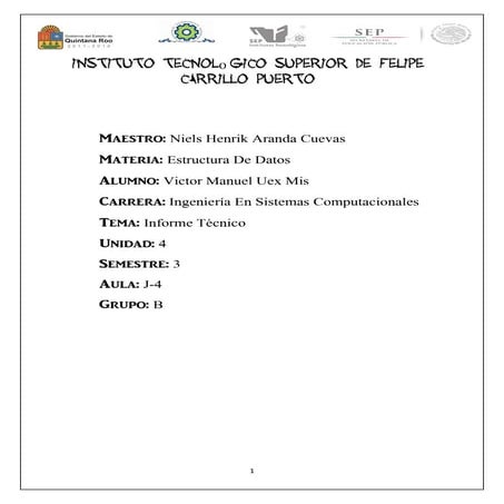 Informe tecnico u 4-victor uex