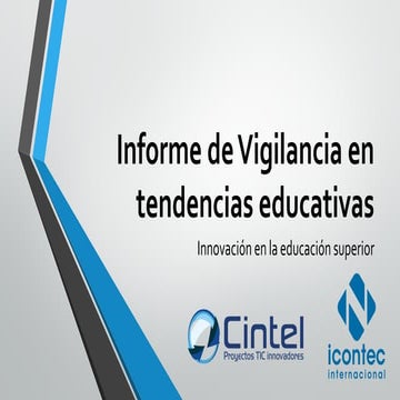 Informe de Tendencias Educativas