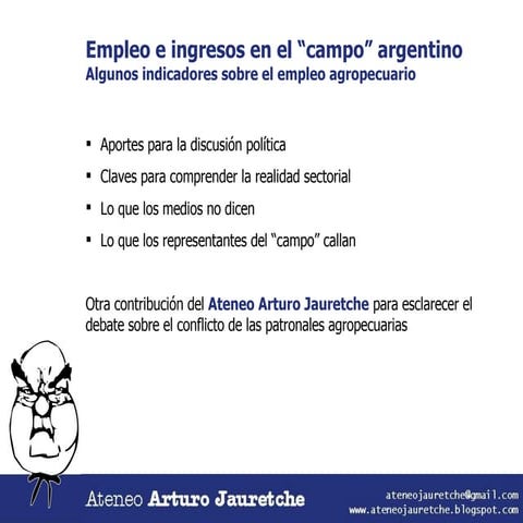 Las retenciones a las exportaciones y el conflicto del "Campo" | PPT
