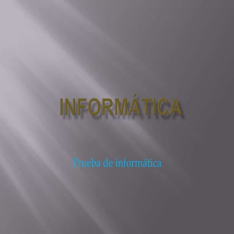 LA INFOMATICA | PPTX