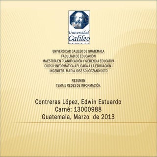 Informática aplicada a la educación.