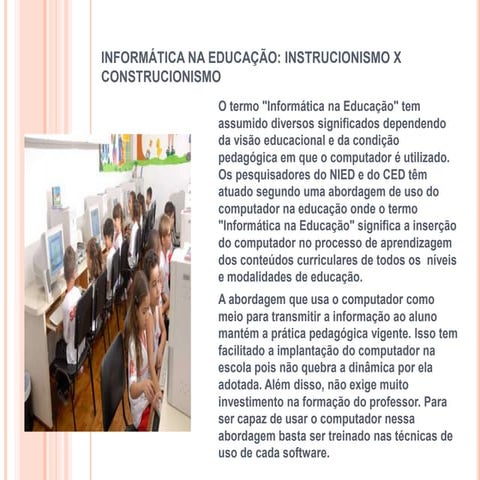Informática na educação