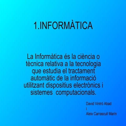 Informàtica tot