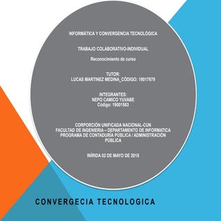 Informática y convergencia tecnológica