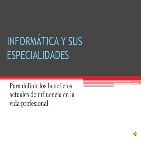 Informática y su aplicacion en la arquitectura-clase computacion