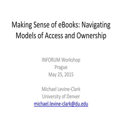 Inforum ebooks 2015 levine clark