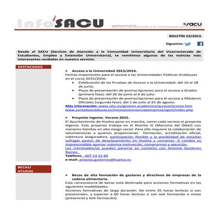 Info sacu