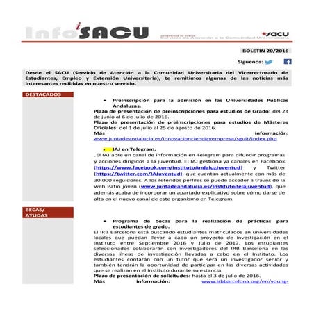 Info sacu