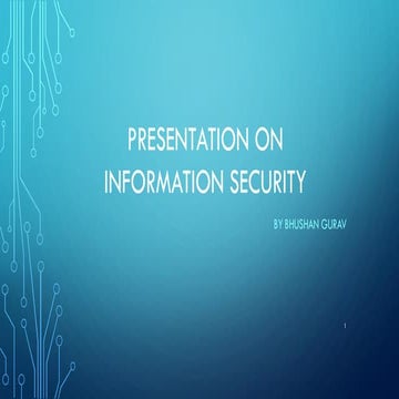 Information security | PDF
