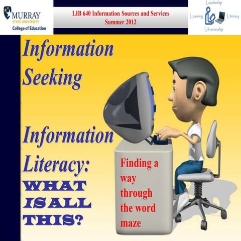 Information Seeking Information Literacy:  What is all this?