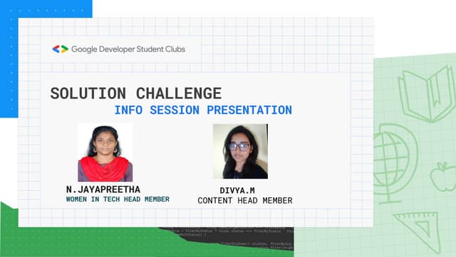 Info session solution challenge