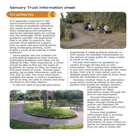 Gradients - Sensory Therapy Gardens Fact Sheet