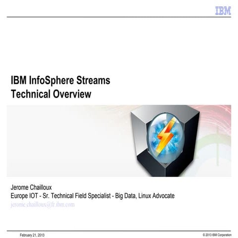 InfoSphere streams_technical_overview_infospherusergroup