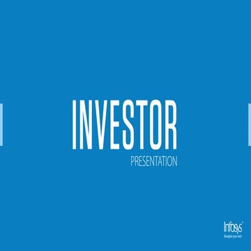 infosys company investor presentation ppt