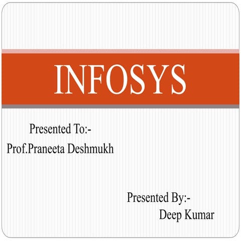 INFOSYS | PPT
