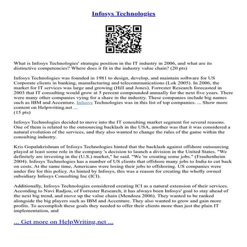 Infosys Technologies