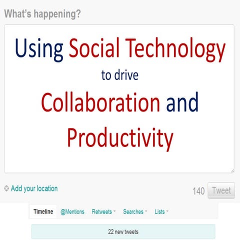 Using Social Media for Collaboration